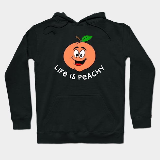 Life is Peachy Hoodie by Jambo Designs